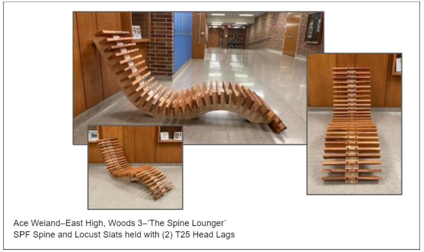 Ace Weiand--Locust and Pine Spine Lounger